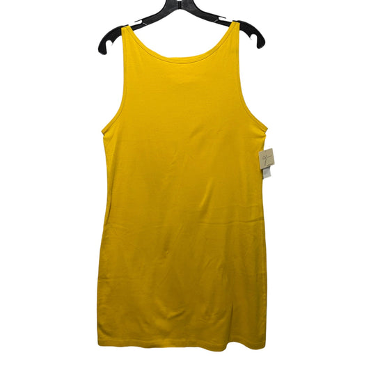 Dress Casual Midi By Andrea Jovine In Tuscan Yellow, Size: L