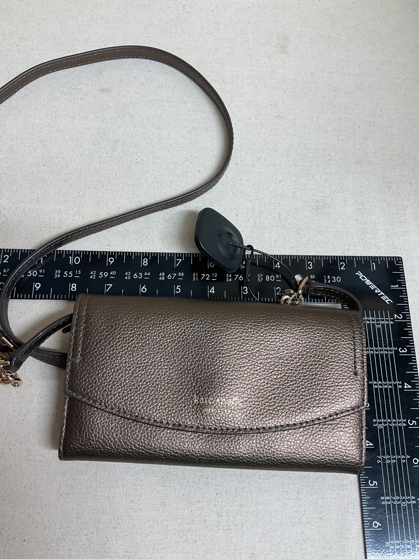 Crossbody Designer By Kate Spade In Bronze, Size:Small