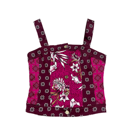 Top Sleeveless By White House Black Market In Pink & Purple, Size: S