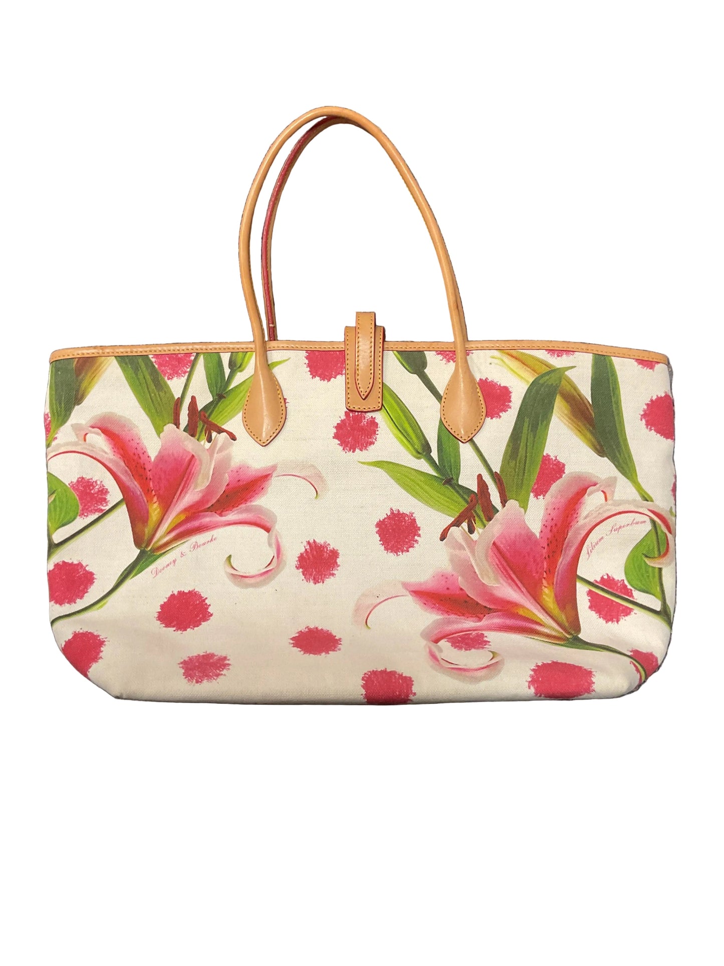 Tote Designer By Dooney And Bourke In Floral Print, Size:Large