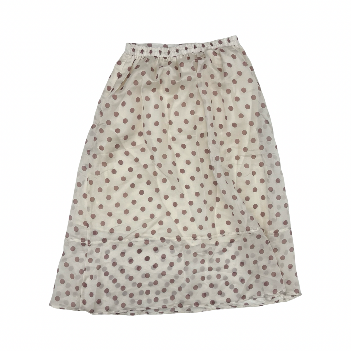 Skirt Maxi By Melloday In Tan, Size:M