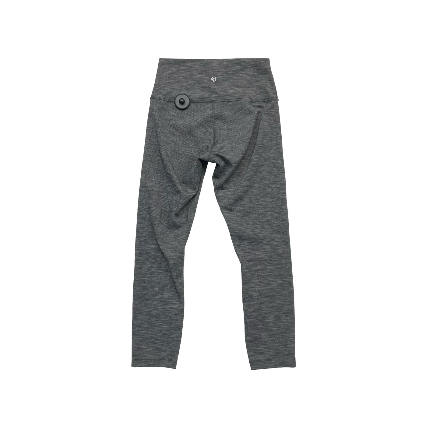 Athletic Leggings Capris By Lululemon In Grey, Size:6