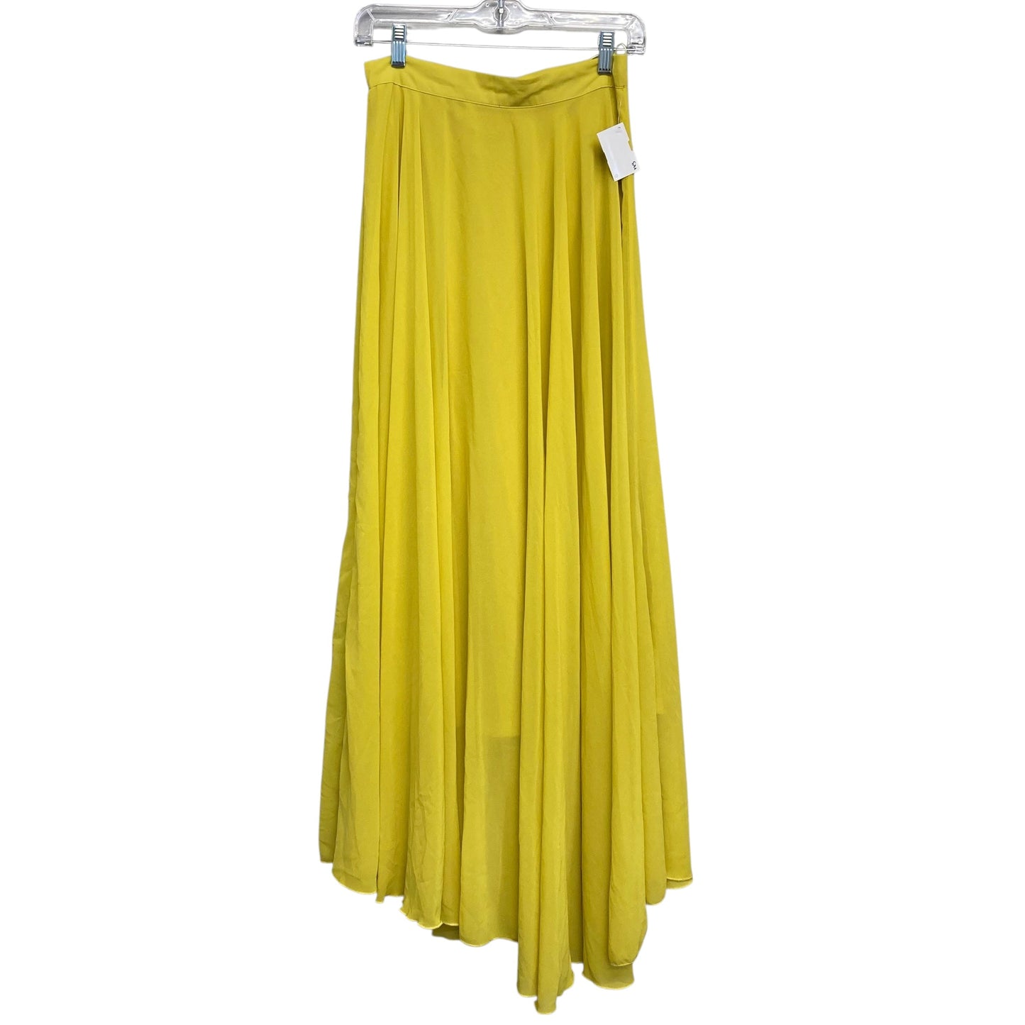 Skirt Maxi By Chicwish In Chartreuse, Size:4