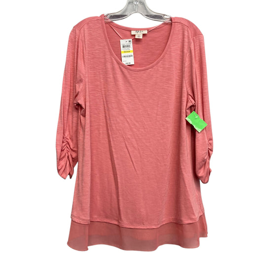 Top Ls By Style And Company In Pink, Size:M