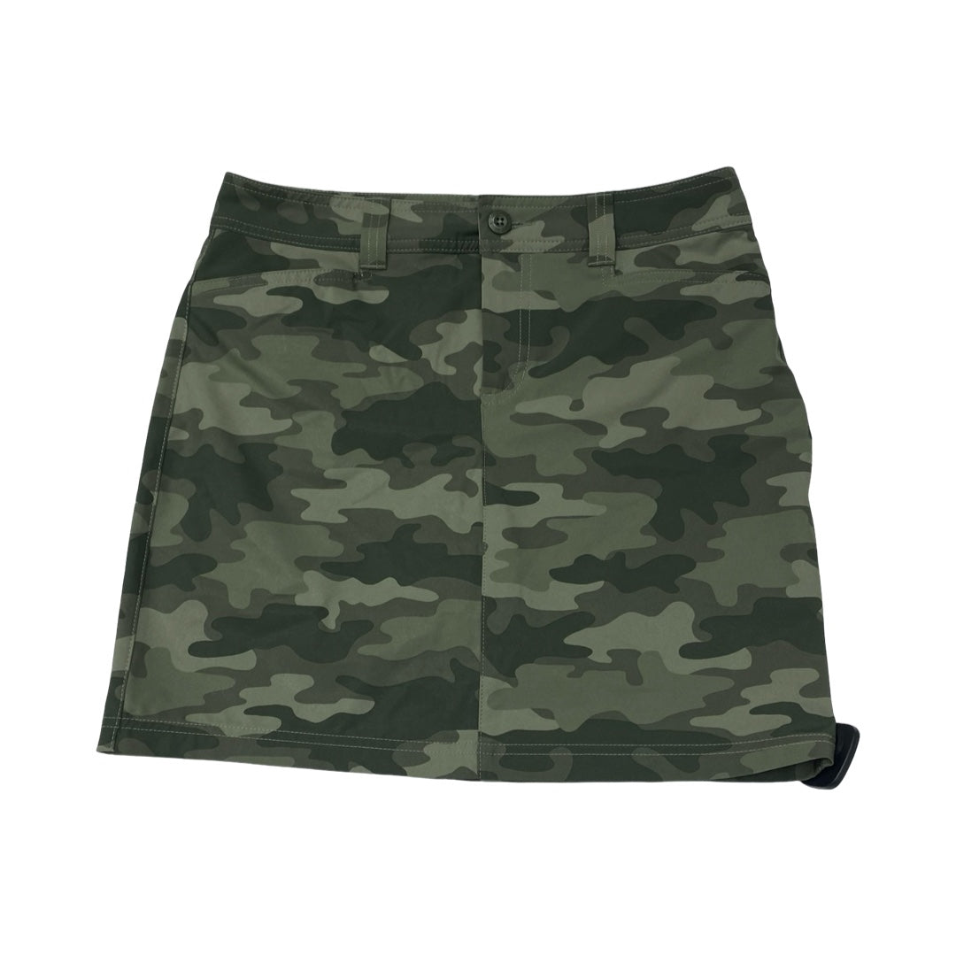 Athletic Skirt By Eddie Bauer In Camouflage Print, Size:4
