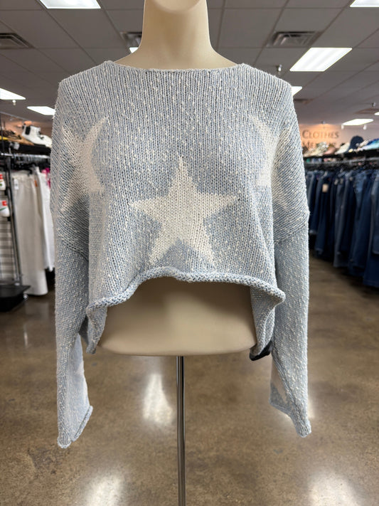 Sweater By Wildfox In Blue, Size:M