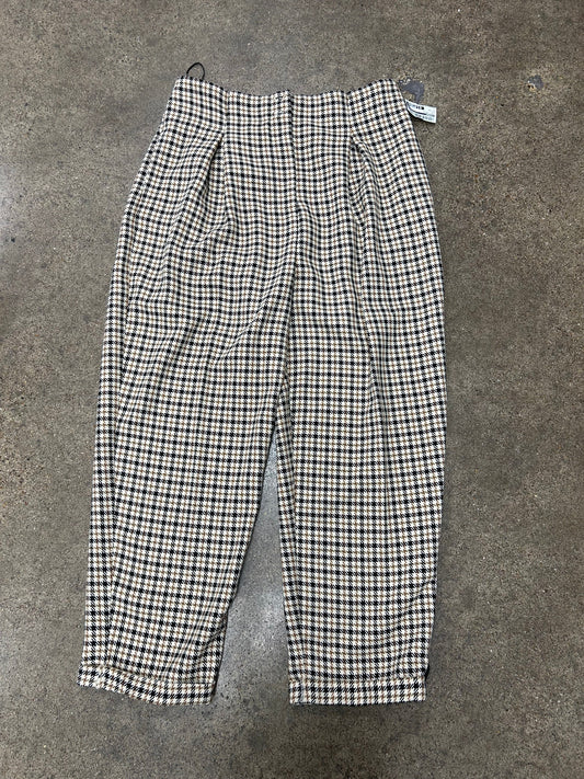 Pants Dress By Topshop In Plaid Pattern, Size:10