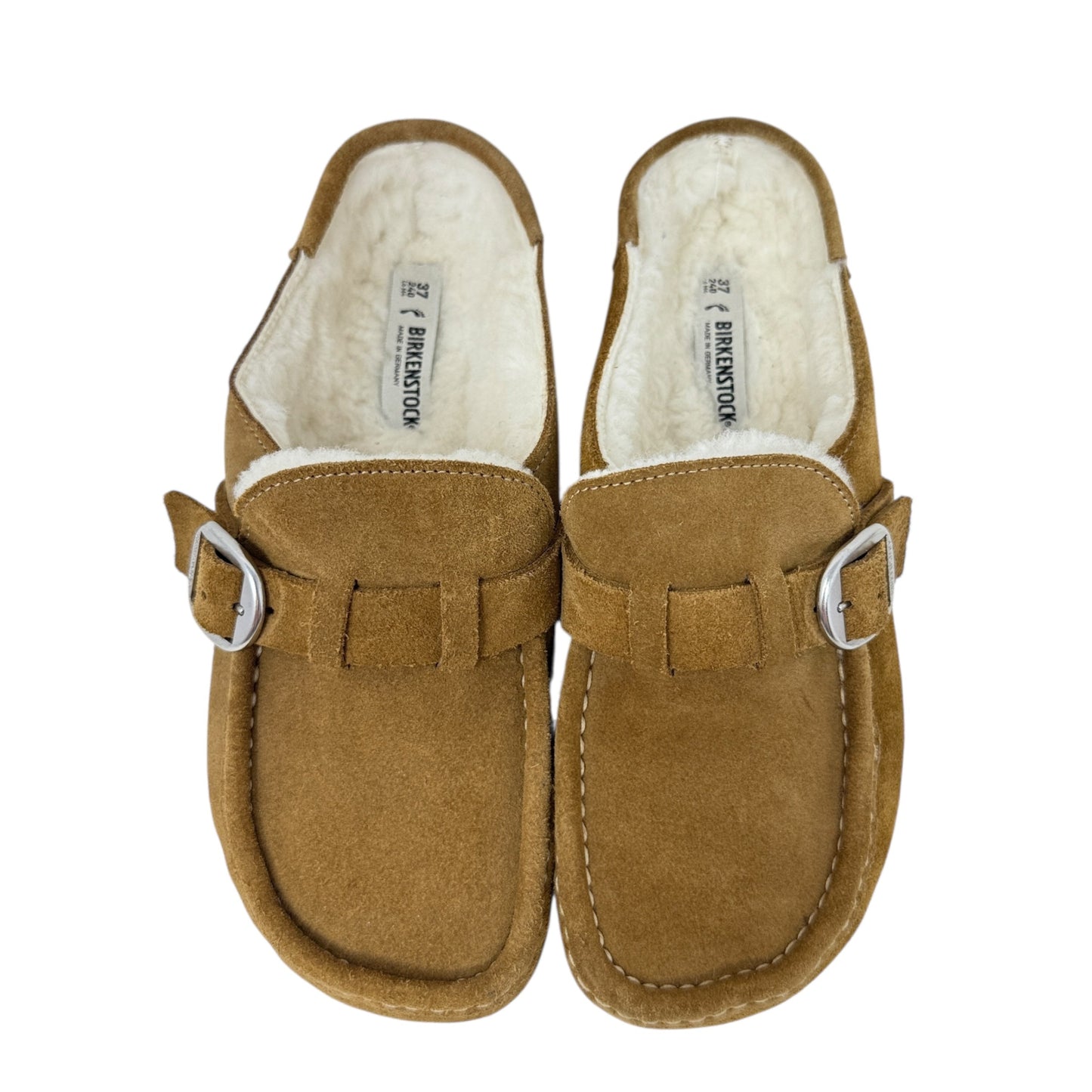 Buckley Shearling Clogs By Birkenstock In Tan, Size: 6