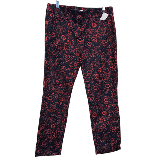 Pants Dress By Loft In Blue & Red, Size:8