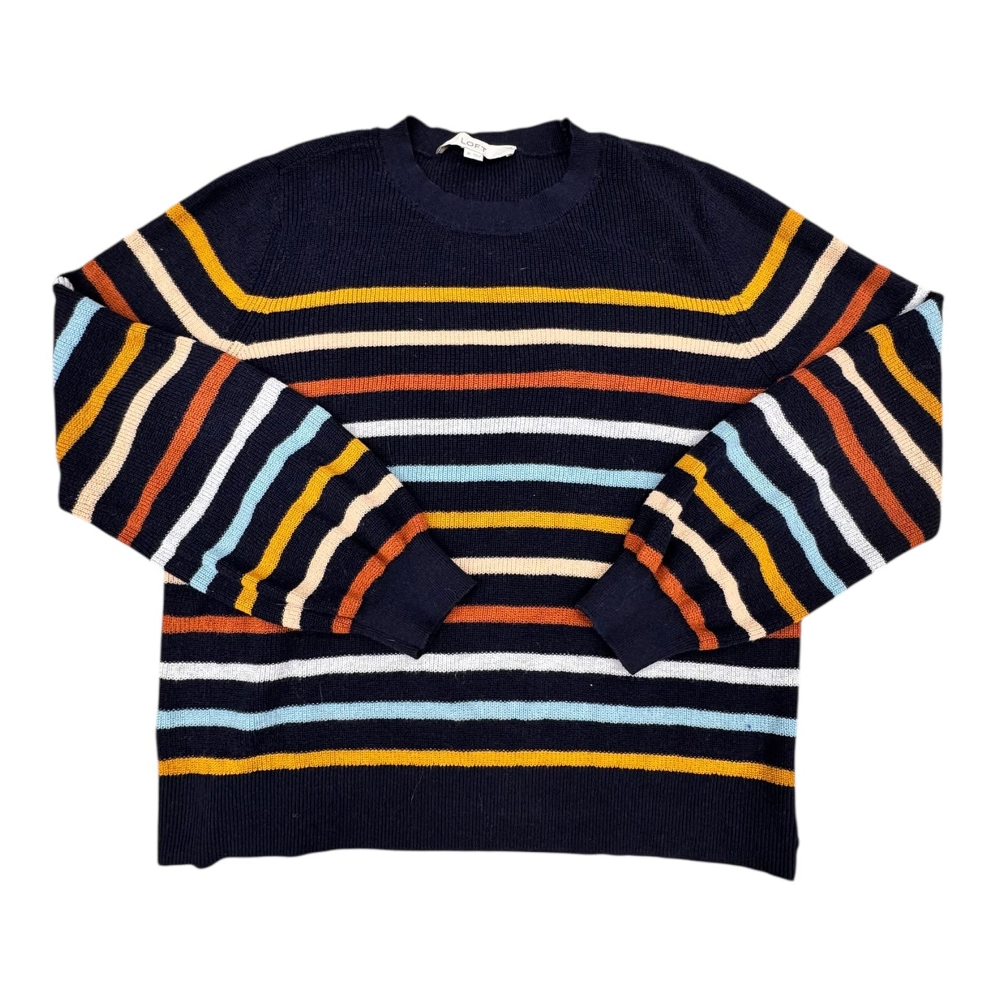 Sweater By Loft In Striped Pattern, Size:Xl