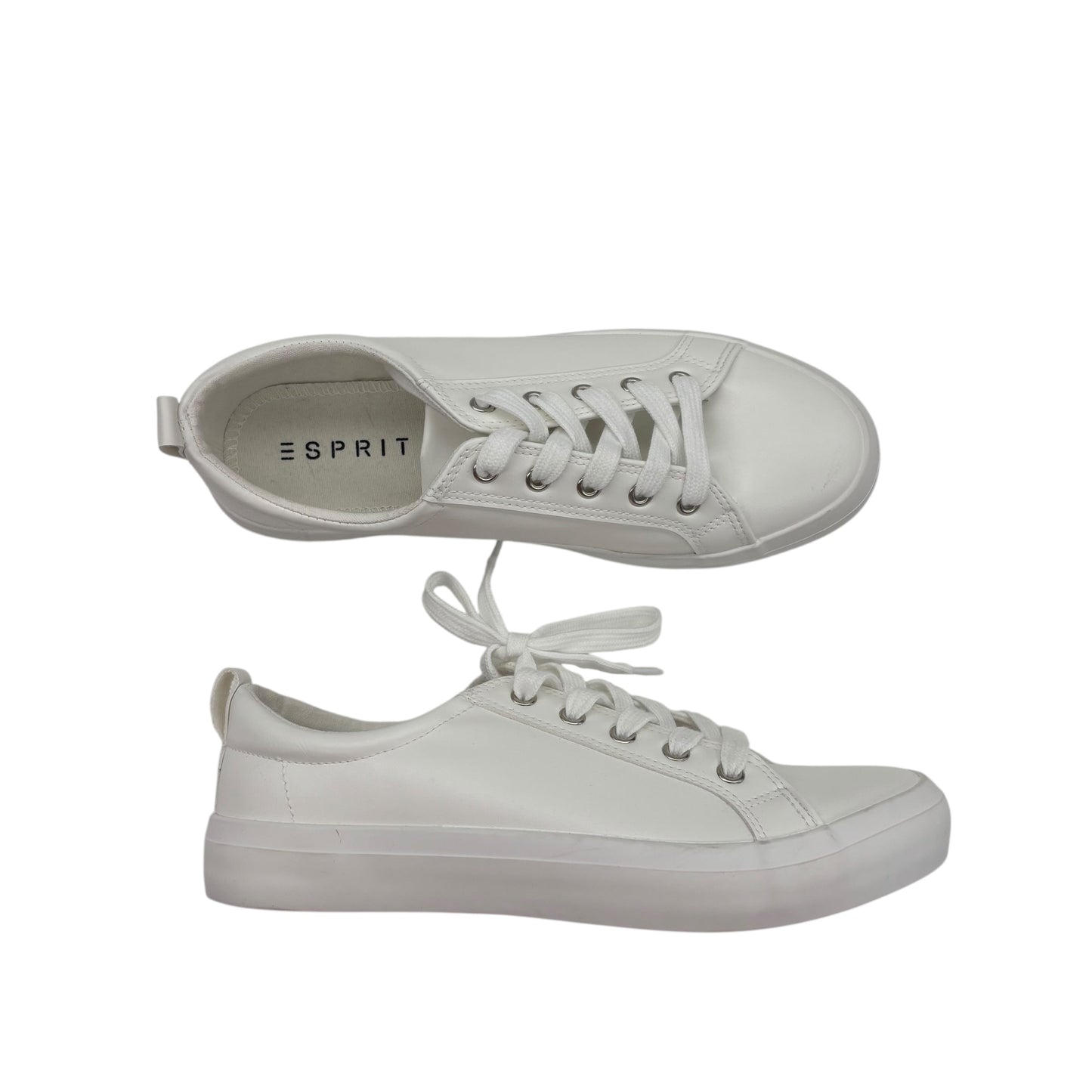 Shoes Sneakers By Esprit In White, Size:9.5