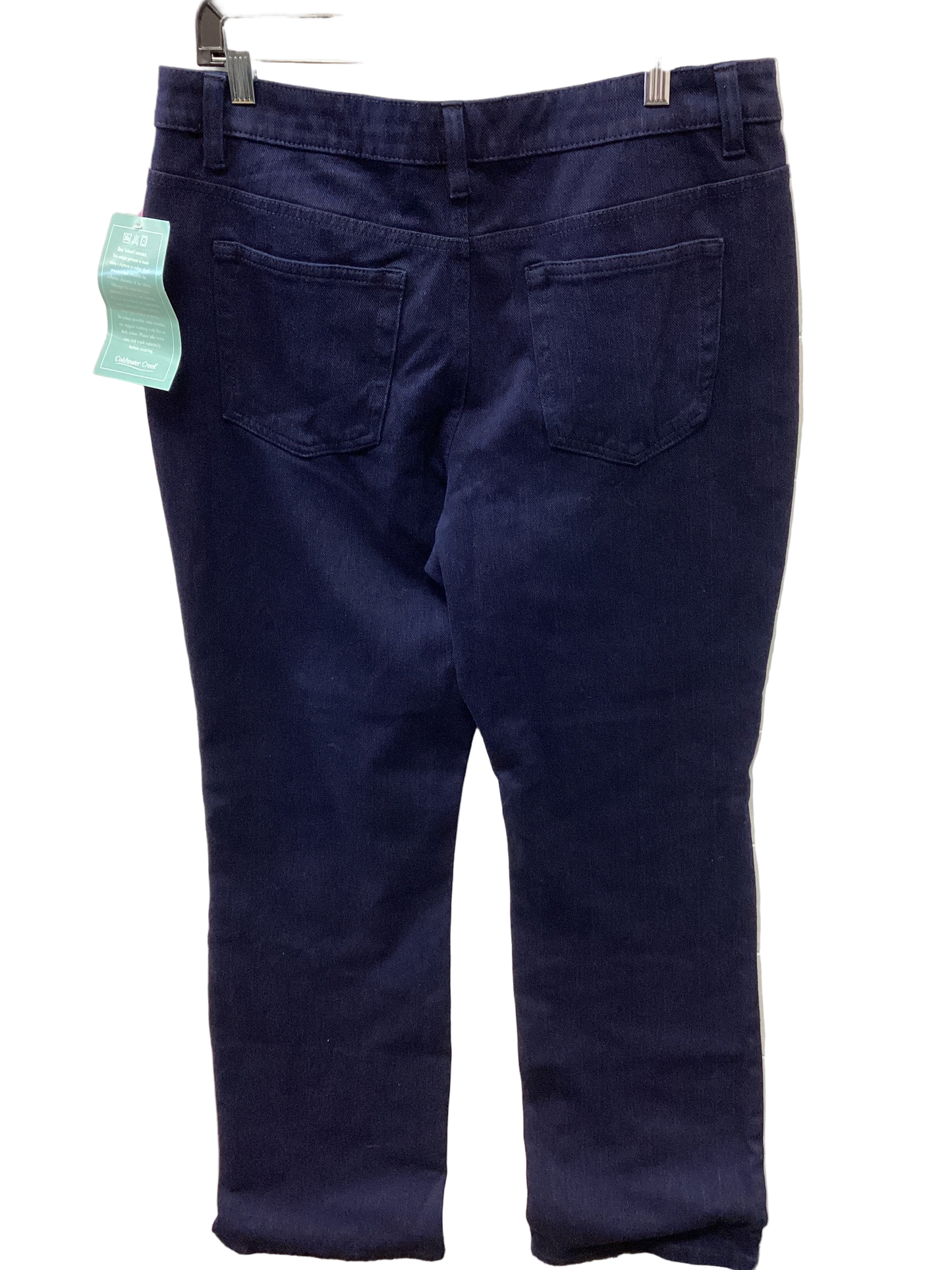 Jeans Straight By Coldwater Creek In Blue Denim, Size:14
