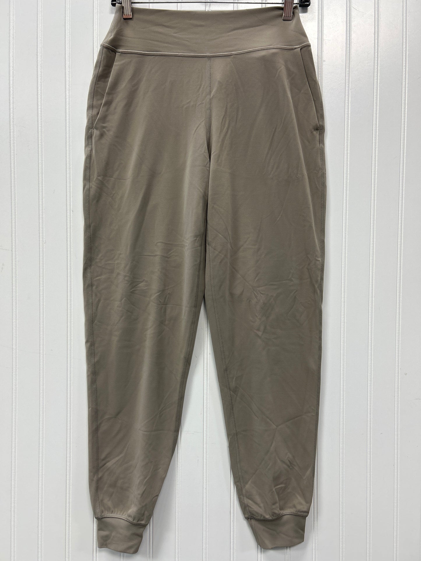 Athletic Pants By Lululemon In Taupe, Size:8