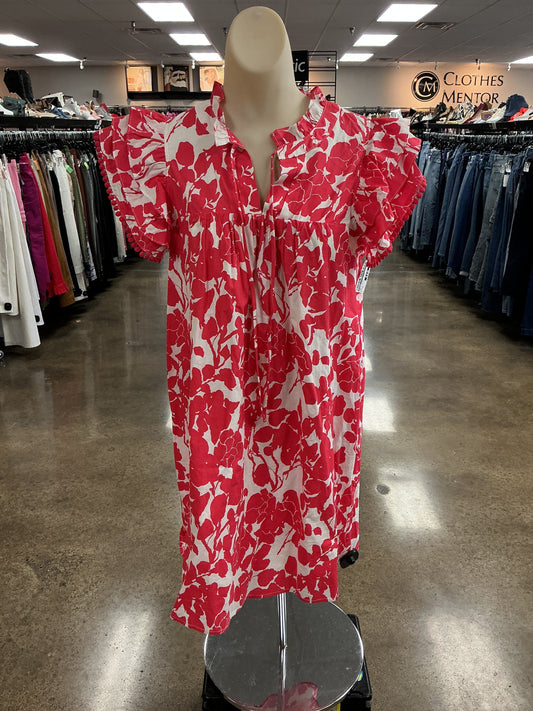 Dress Casual Short By Pinch In Red & White, Size:M