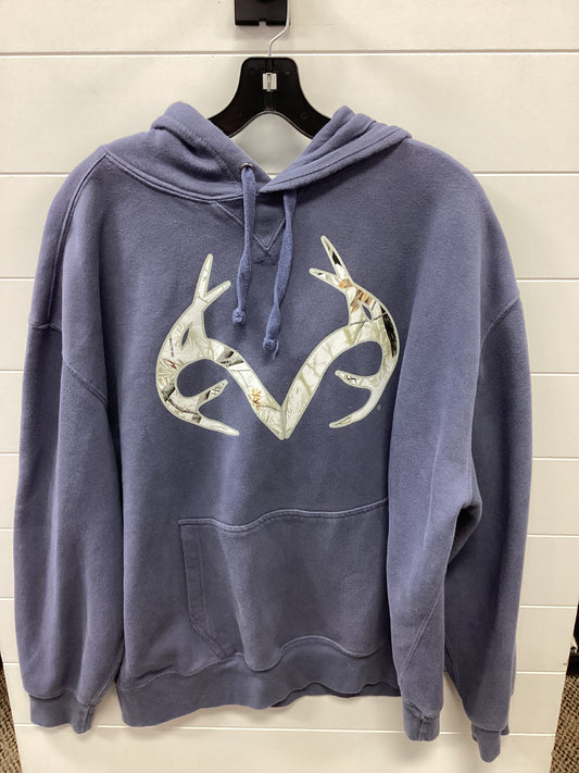 Sweatshirt Hoodie By Realtree In Grey, Size:2X