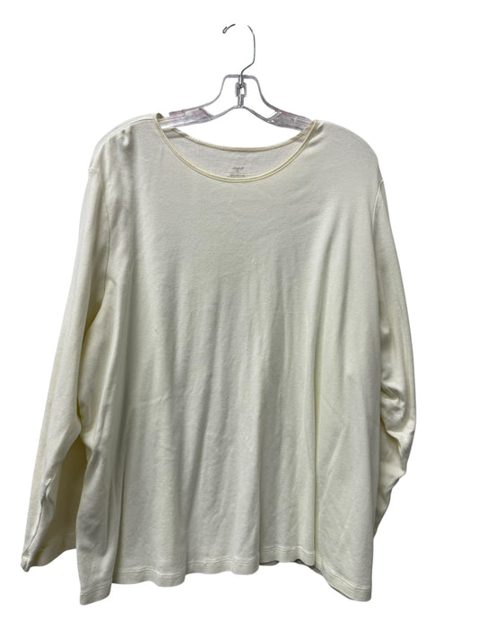 Top Ls By Cj Banks In White, Size:3X