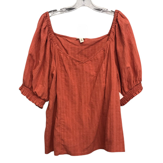 Top Ss By Ana In Orange, Size:1X