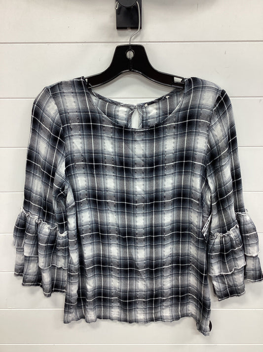 Top Ls By Clothes Mentor In Grey, Size:S