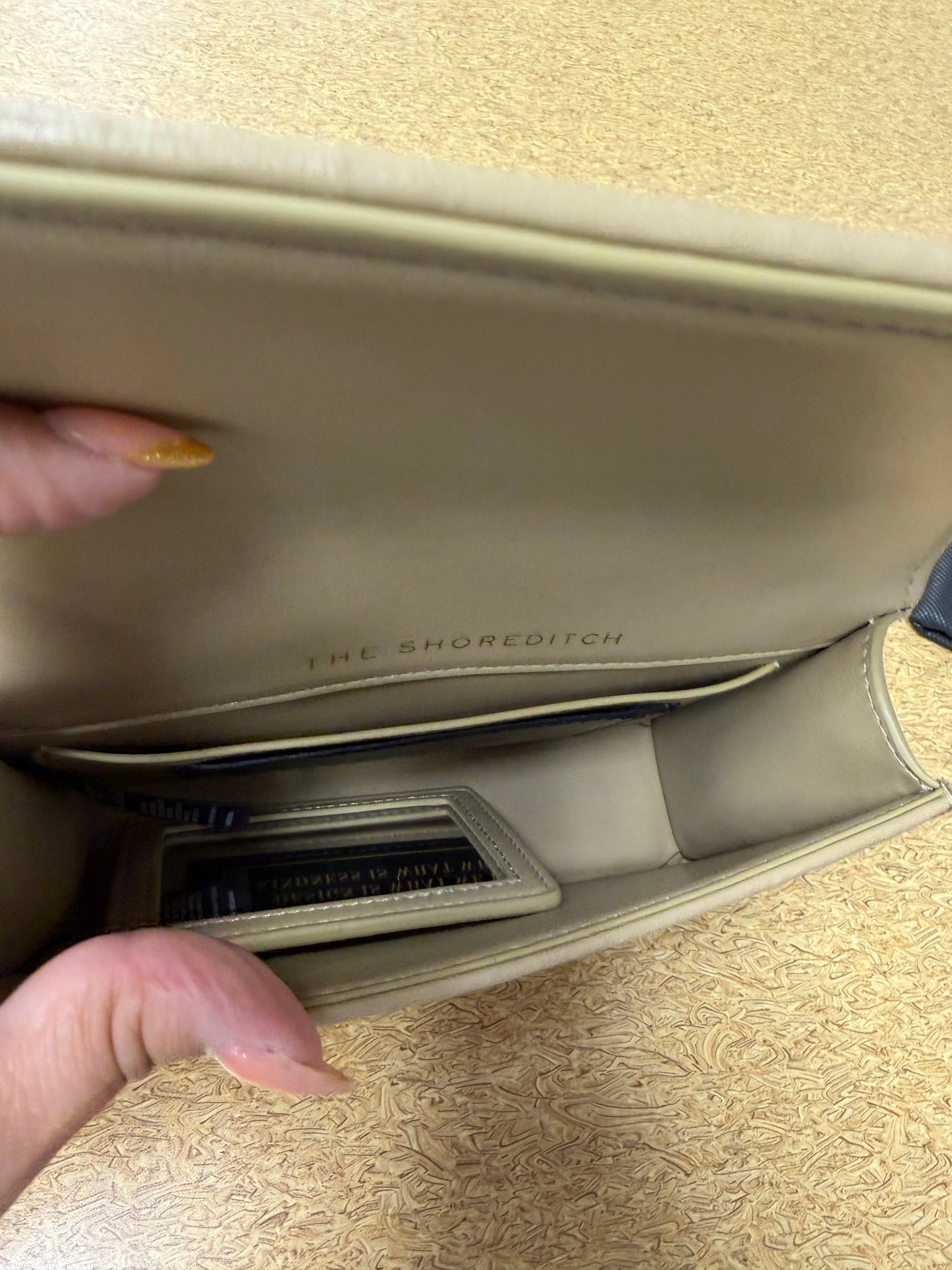 Handbag By Kurt Geiger London In Tan, Size:Small
