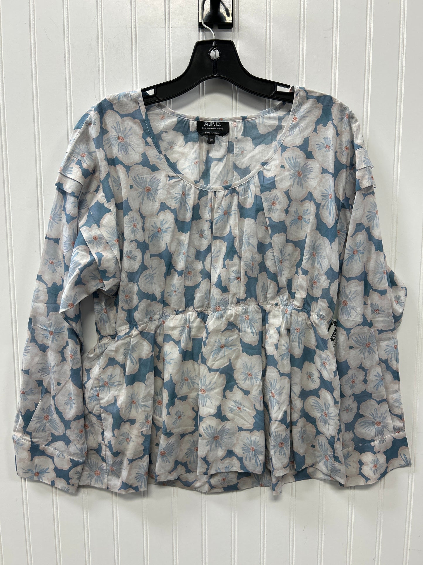 Top Ls By Cmc In Floral Print, Size:M