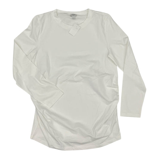 Mat Top Ls By J. Crew In White, Size:L