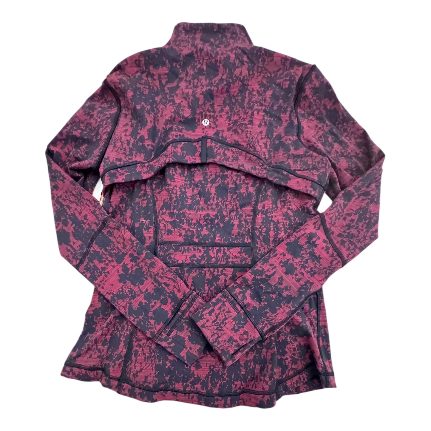 Athletic Jacket By Lululemon In Multi, Size:10