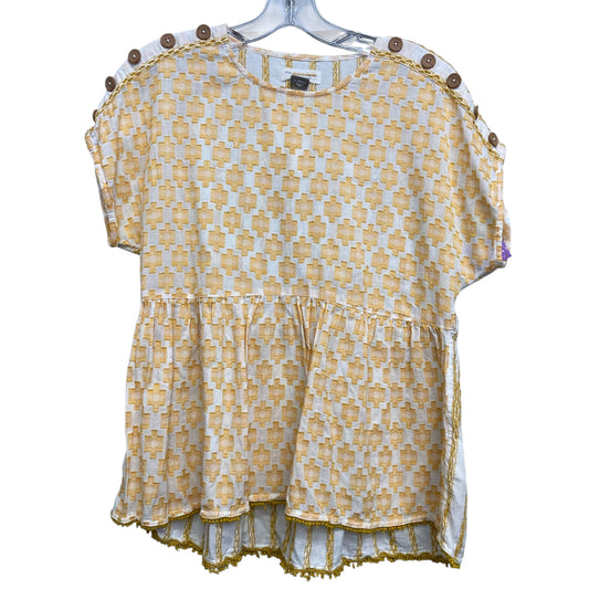 Top Sleeveless By Pilcro In Yellow, Size:Xs