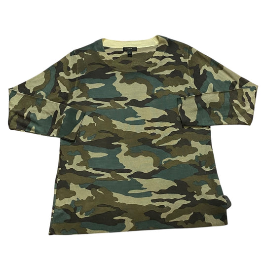 Sweater By J. Crew In Camouflage Print, Size:L