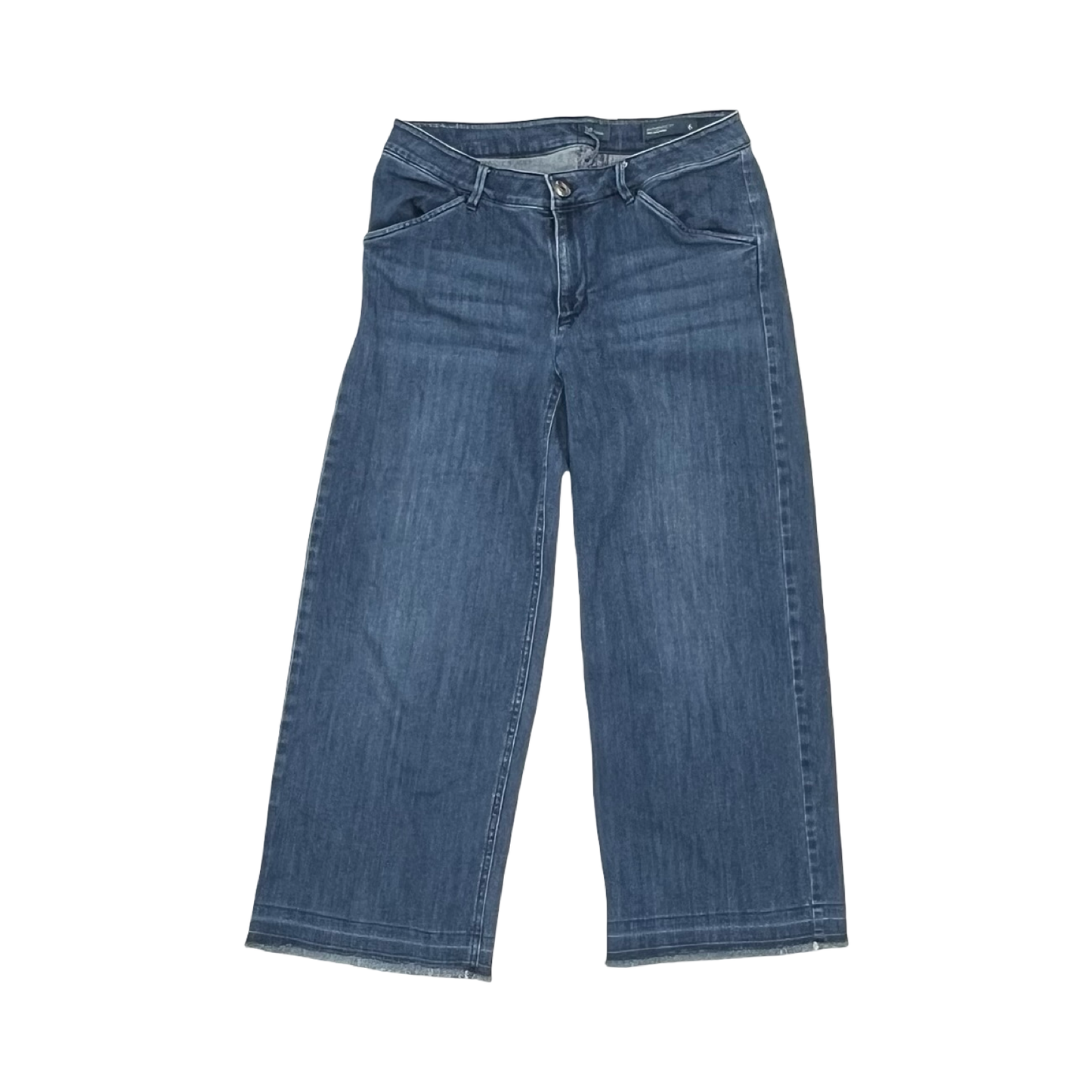 Jeans Cropped By J. Jill In Blue Denim, Size:6