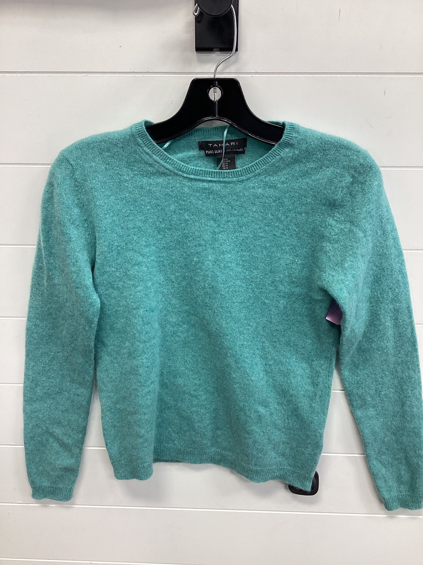 Top Ls By Tahari In Aqua, Size:M