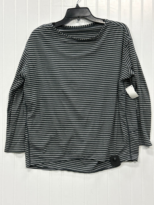 Athletic Top Ls Crewneck By Lululemon In Grey, Size:L