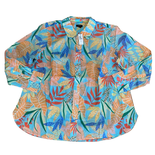Top Ls By Talbots In Multi, Size:1X