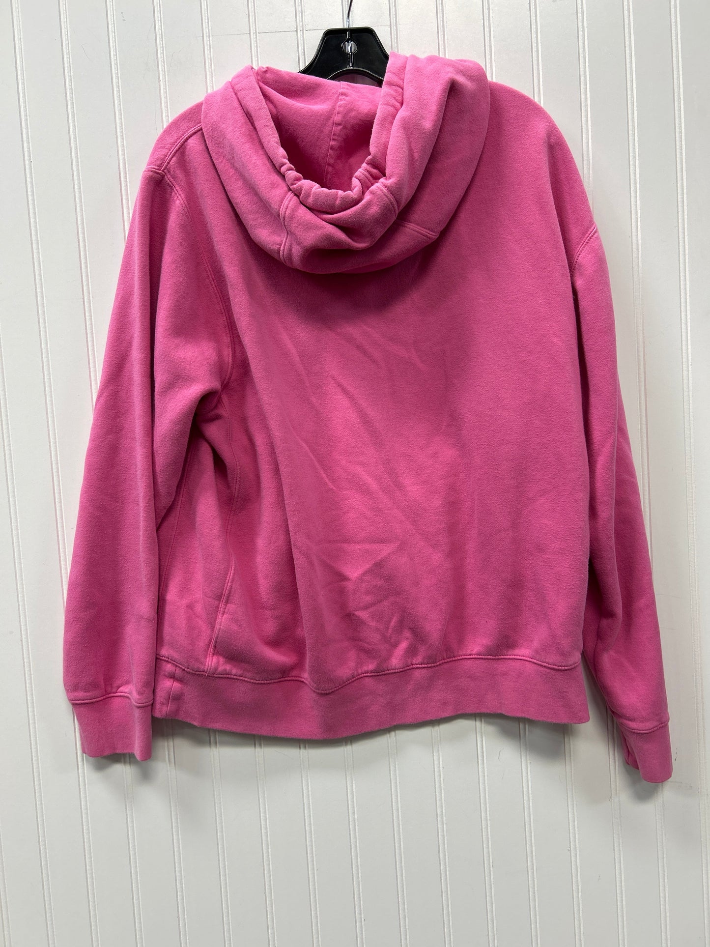 Sweatshirt Hoodie By Nike In Pink, Size:L