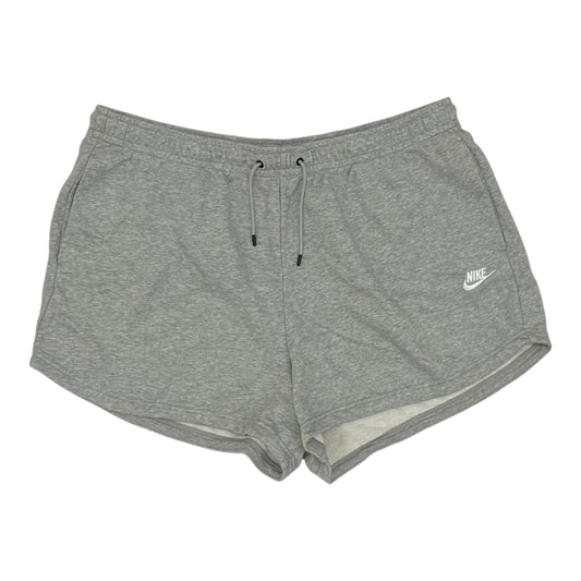 Athletic Shorts By Nike Apparel In Grey, Size:3X
