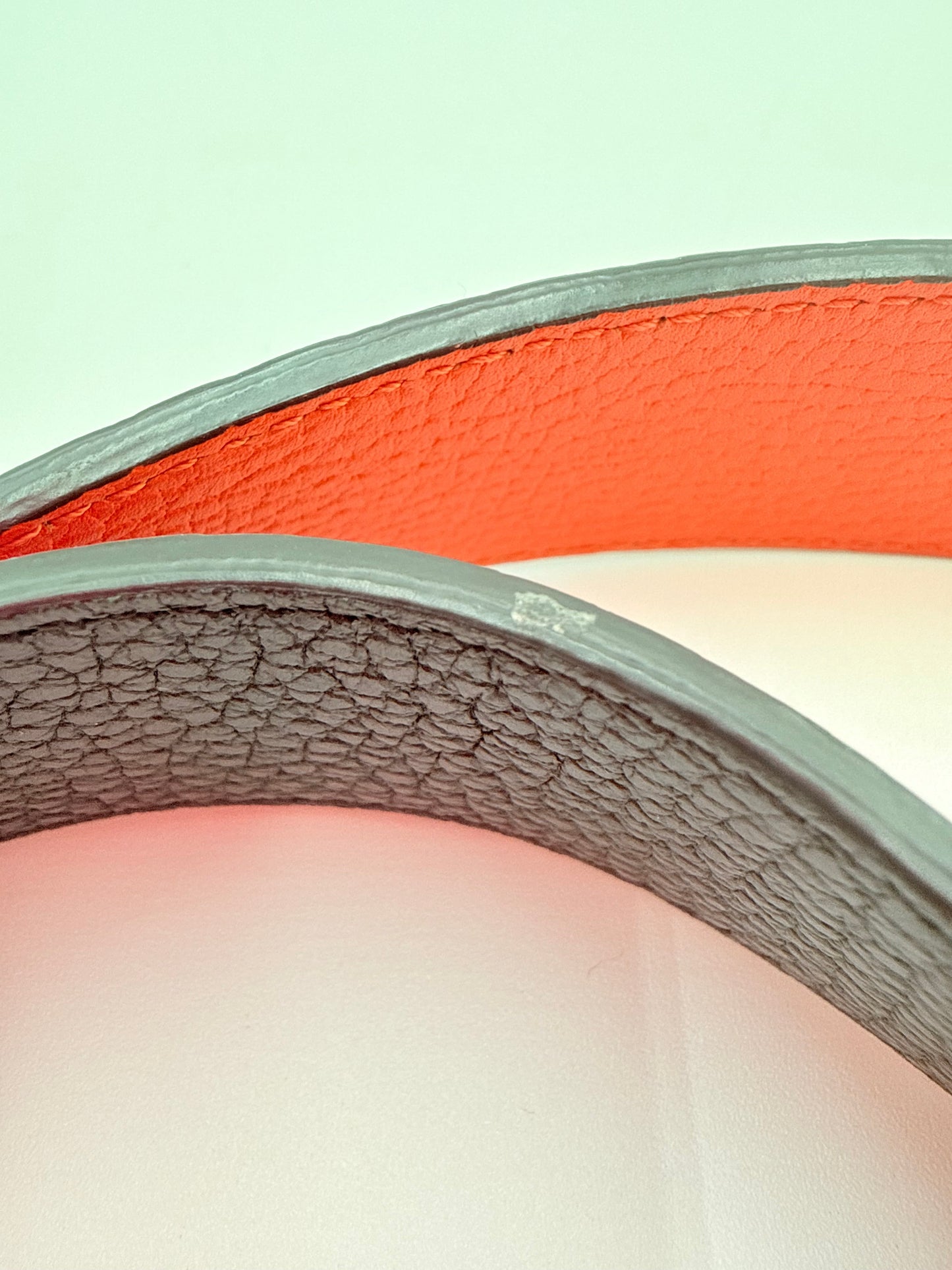 Belt Luxury Designer By Gucci In Black & Orange