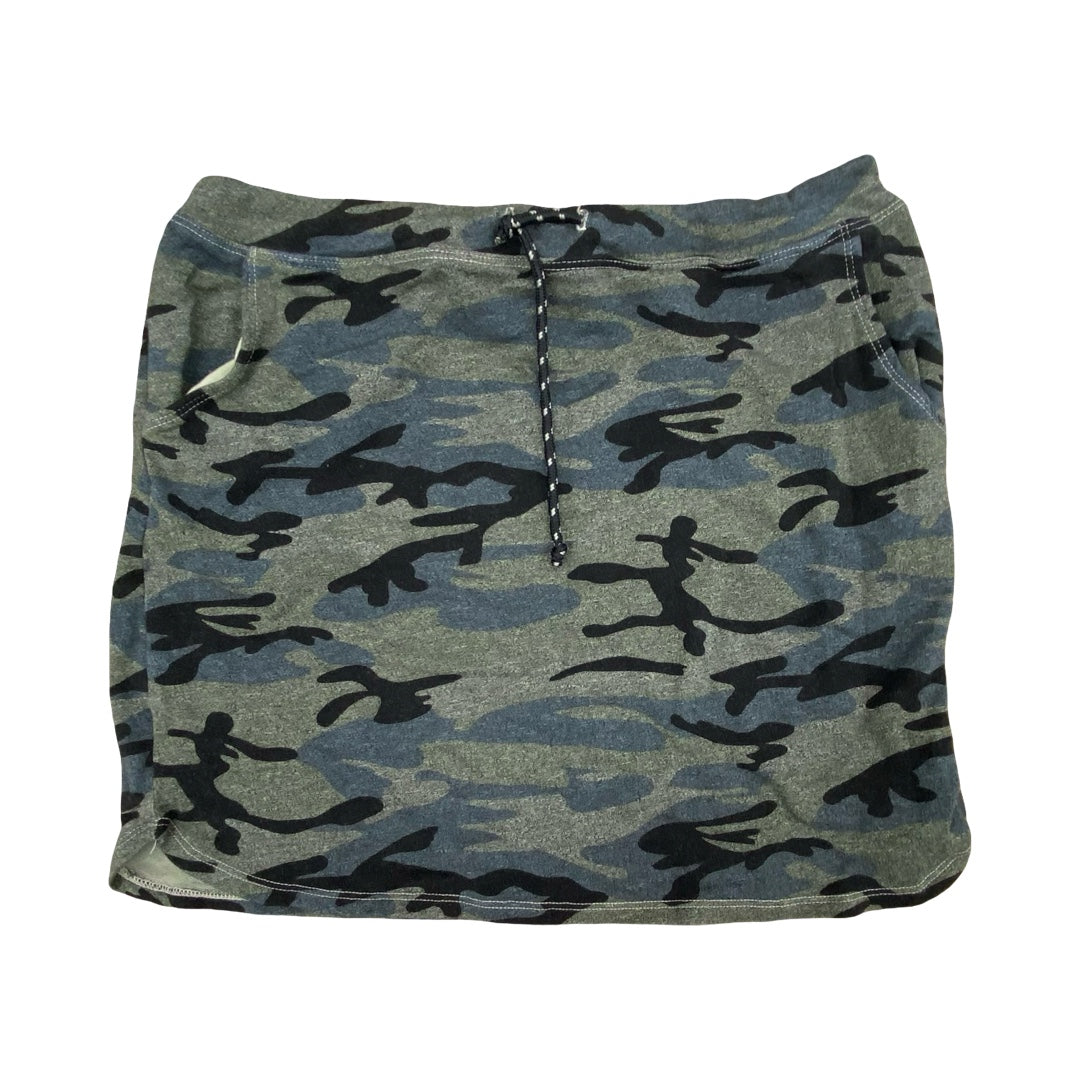 Skirt Mini & Short By Sundry In Camouflage Print, Size:S