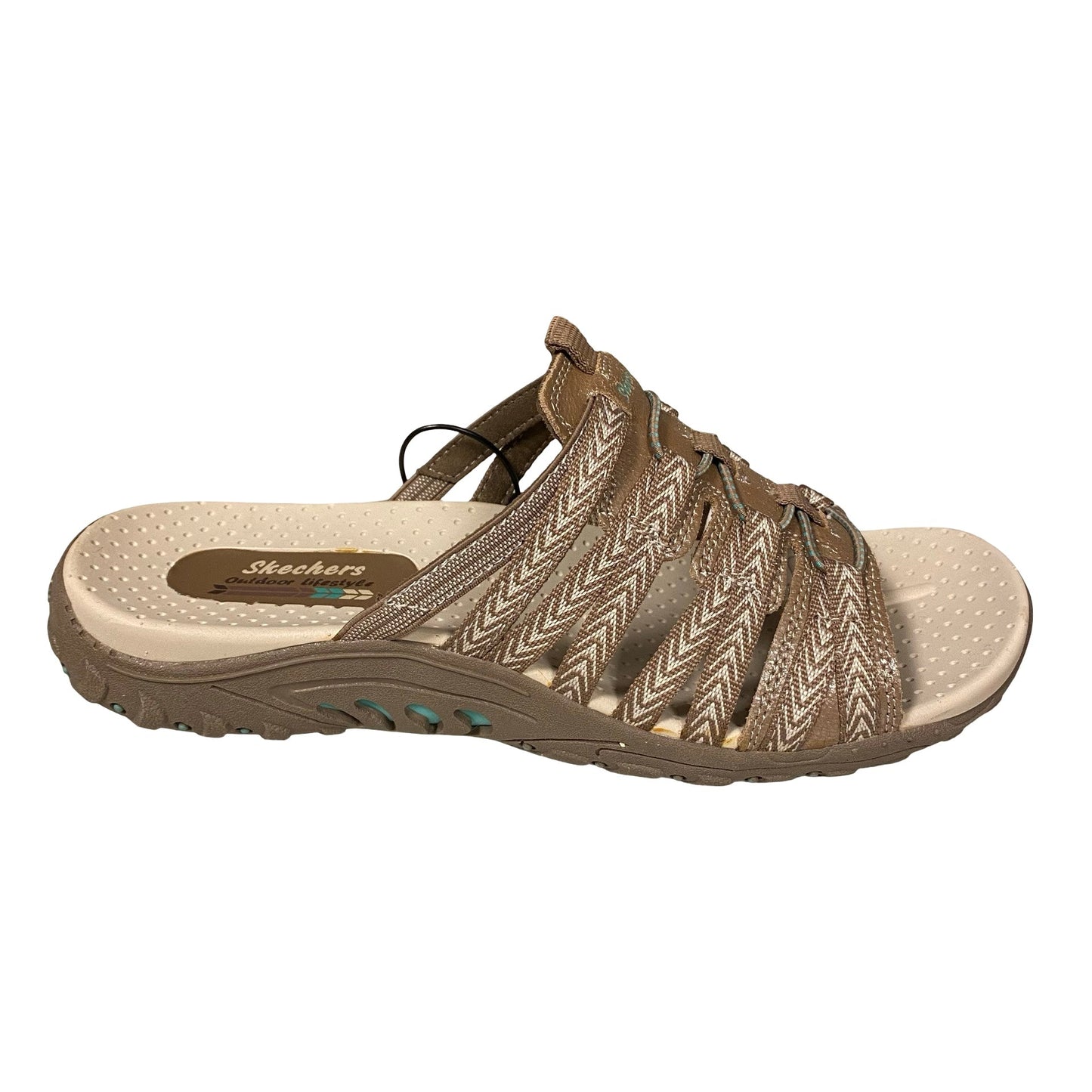 Sandals Flats By Skechers In Brown, Size:9