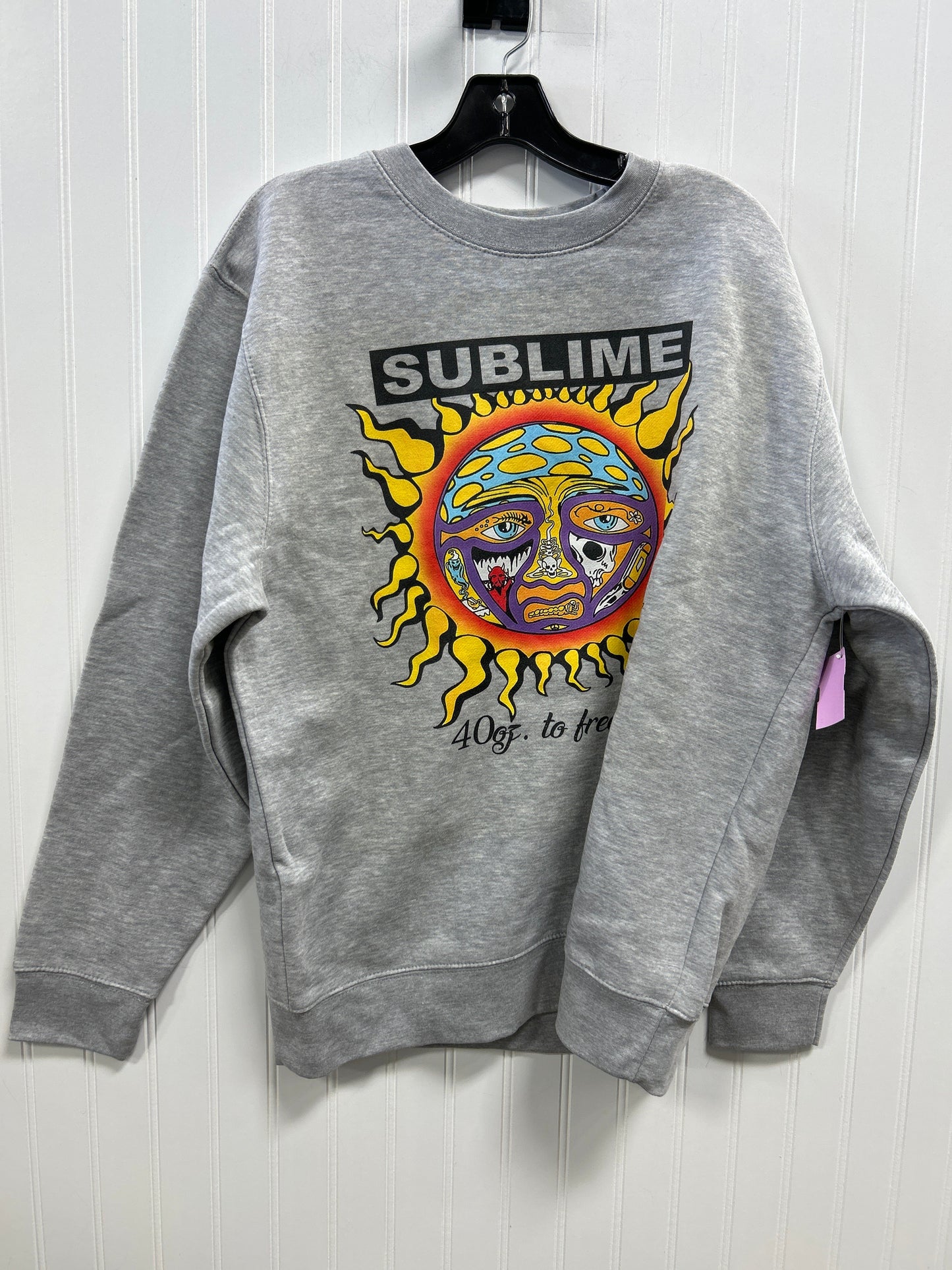 Top Ls By Clothes Mentor In Grey, Size:L