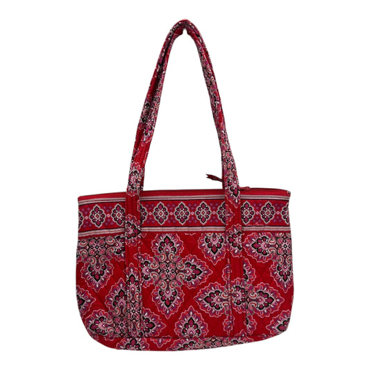 Handbag By Vera Bradley In Red, Size:Large