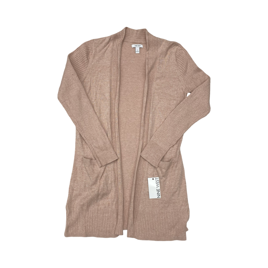 Sweater Cardigan By Nine West In Pink, Size:S