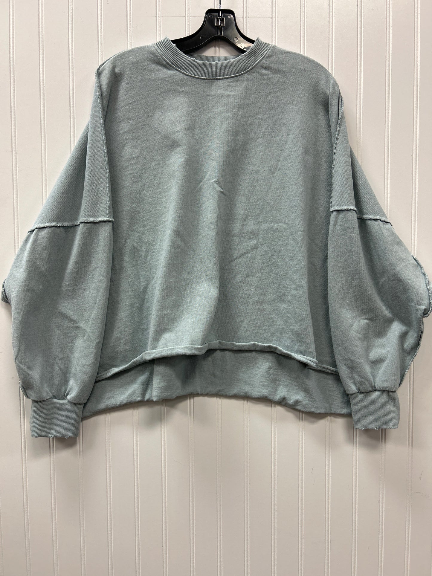 Sweatshirt Crewneck By Mod Ref In Blue, Size:S
