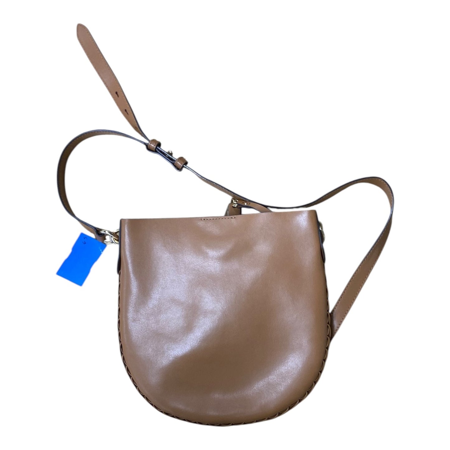 Crossbody Leather By Vince Camuto In Brown, Size:Small