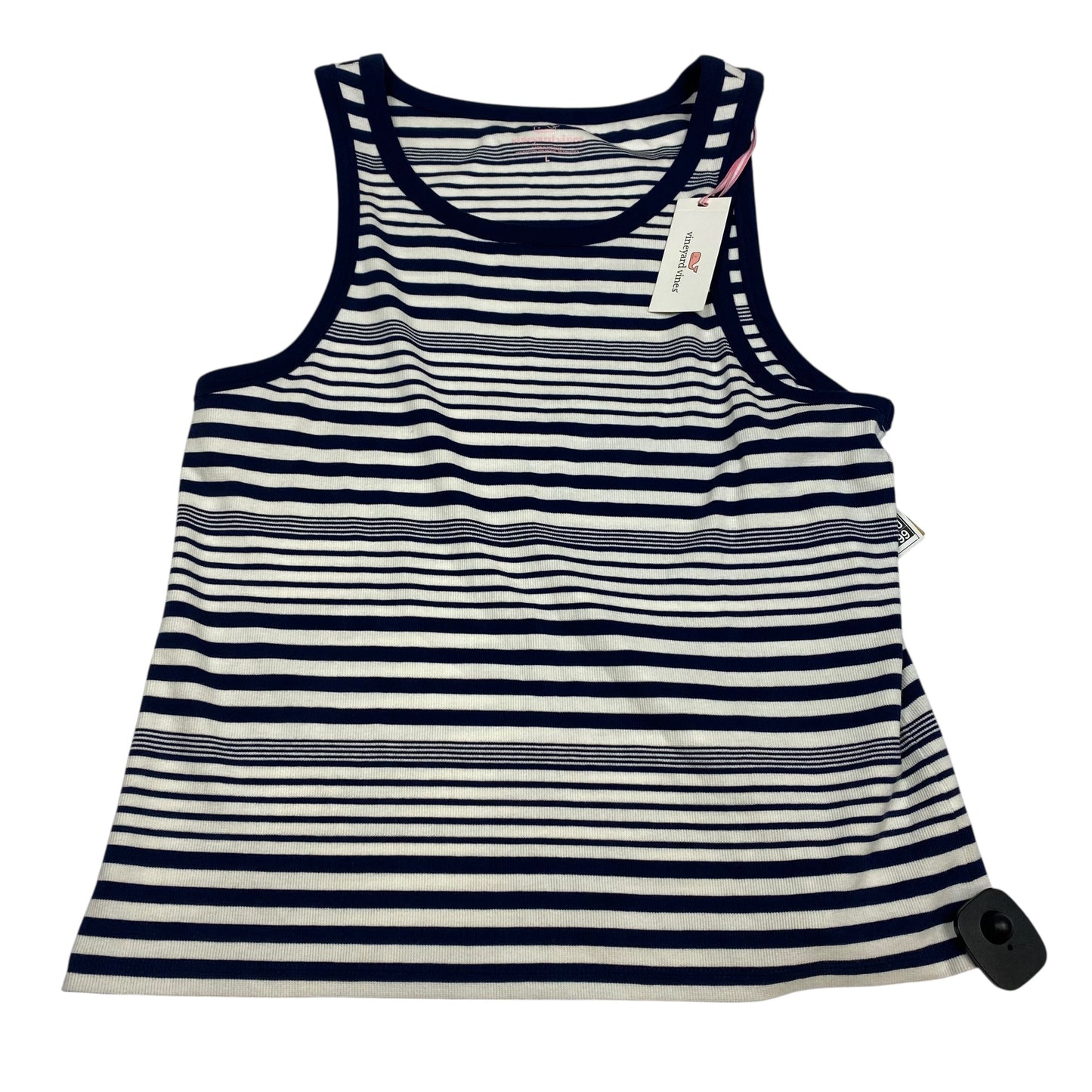 Tank Top Designer By Vineyard Vines In Blue & White, Size:L