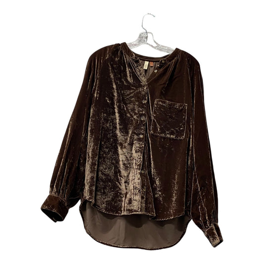 Top Ls By Pilcro In Brown, Size:L