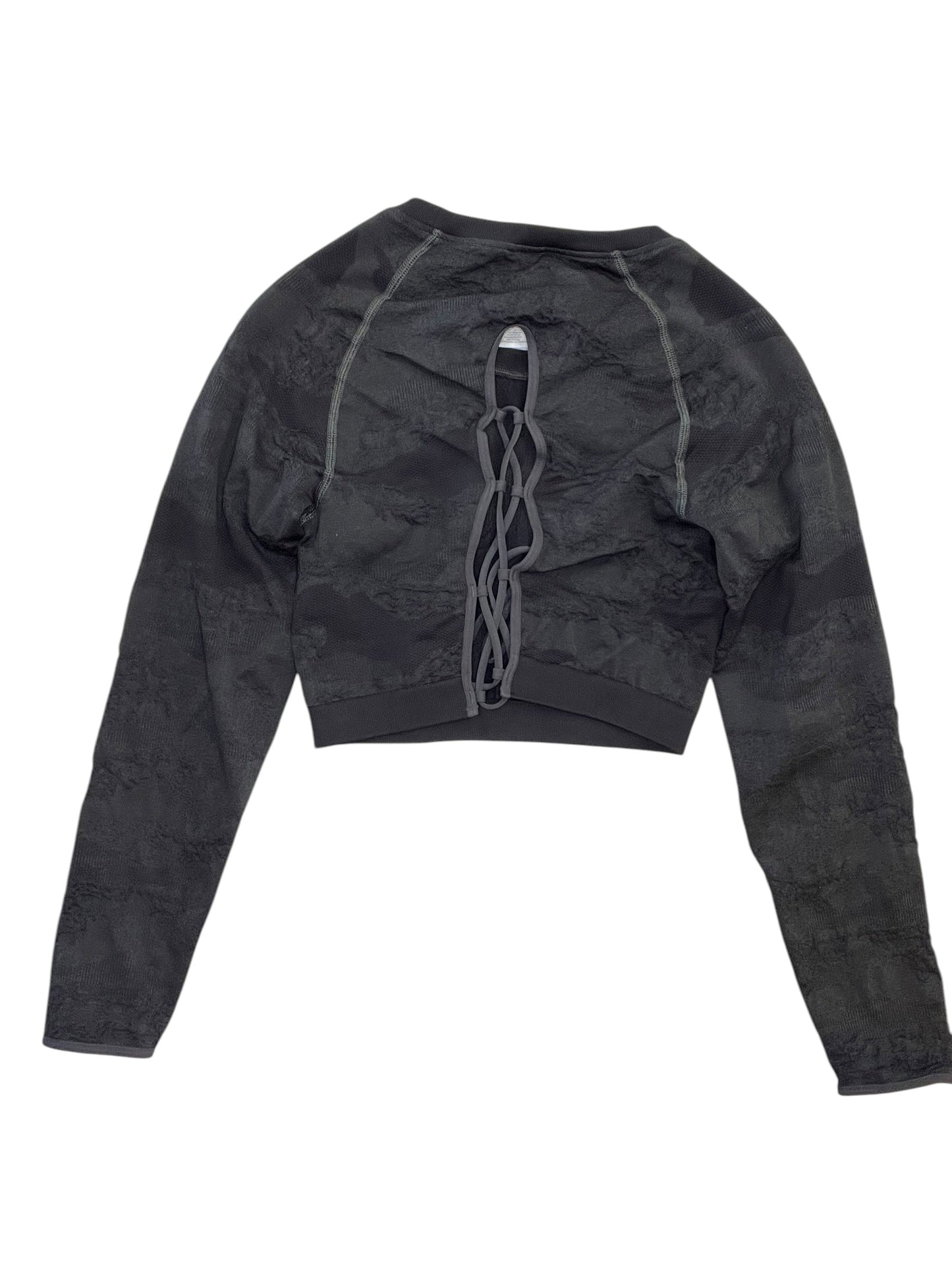 Athletic Top Ls Crewneck By Gym Shark In Grey, Size:L
