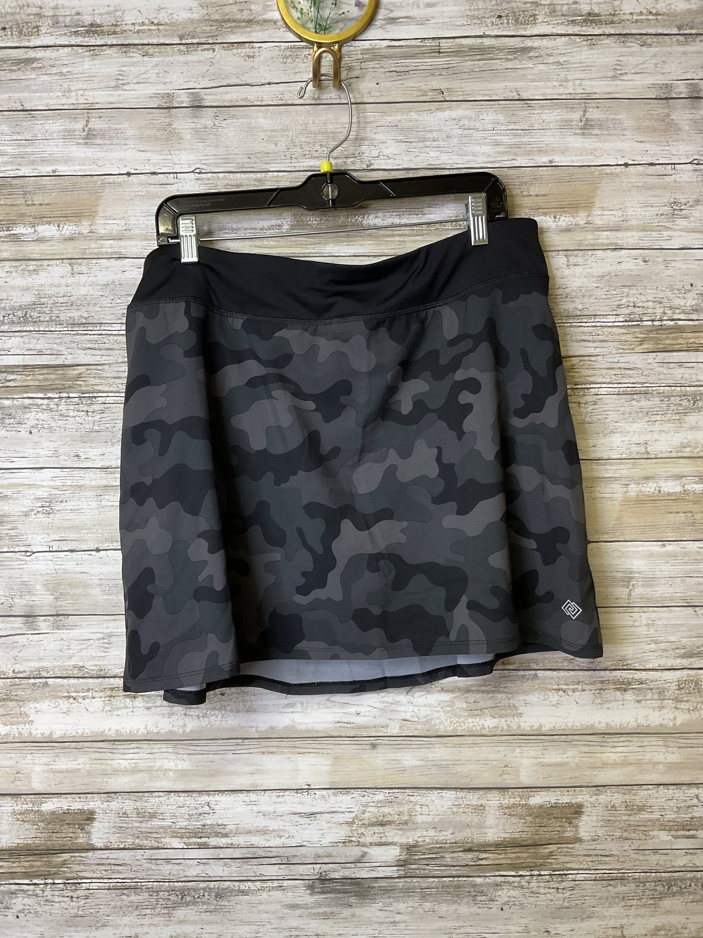 Athletic Skort By Zelos In Camouflage Print, Size:Xl