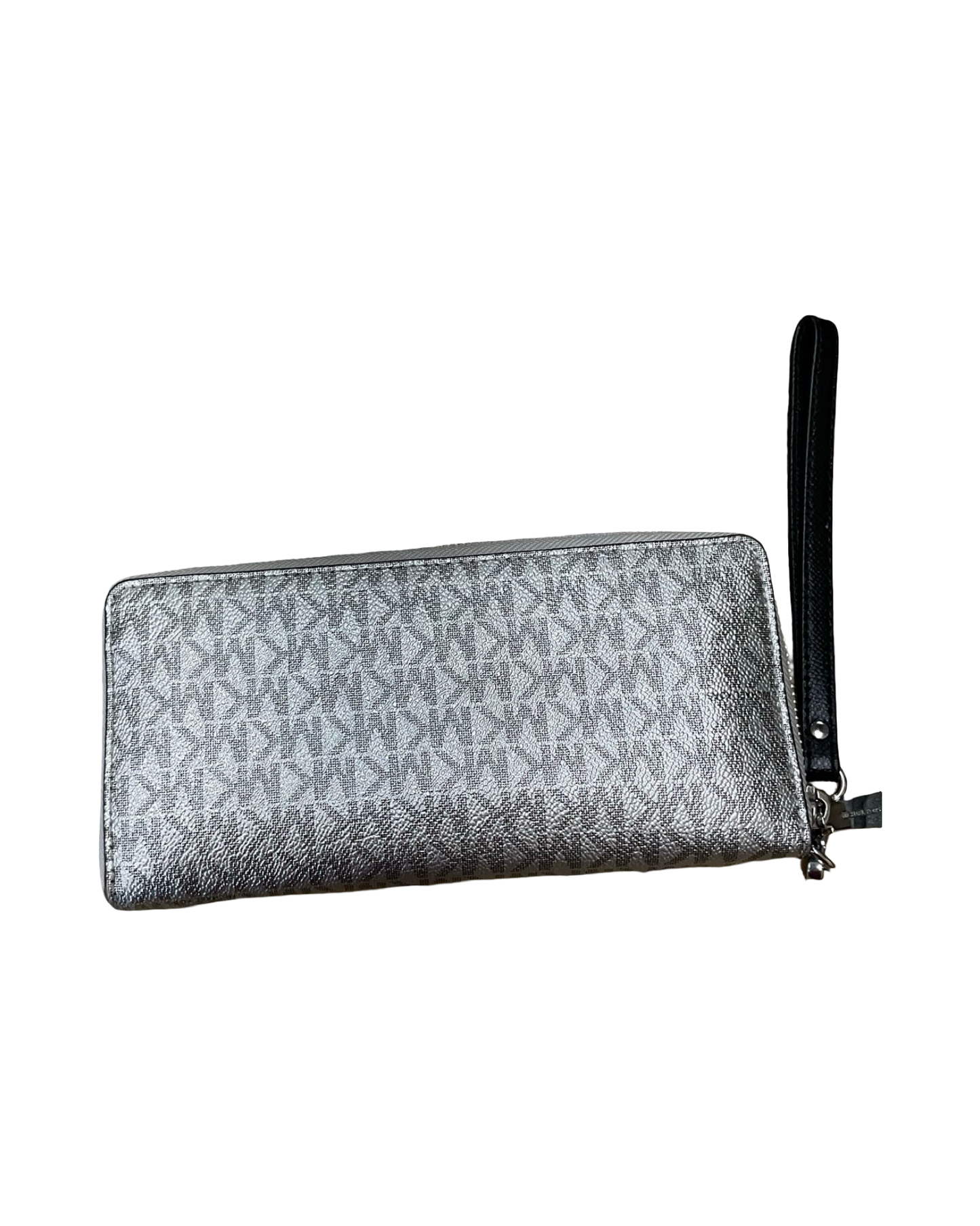 Wristlet Designer By Michael Kors In Silver, Size:Large