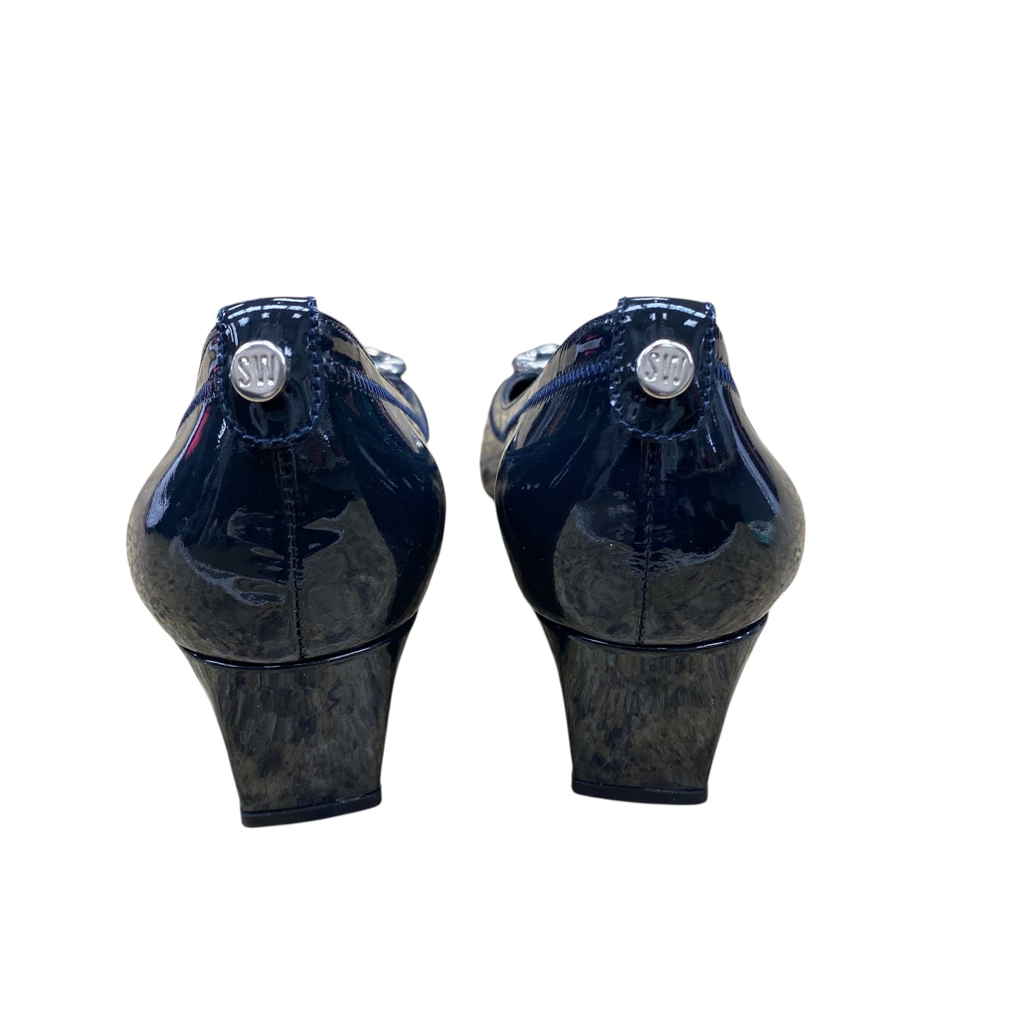 Shoes Designer By Stuart Weitzman In Blue, Size:9.5