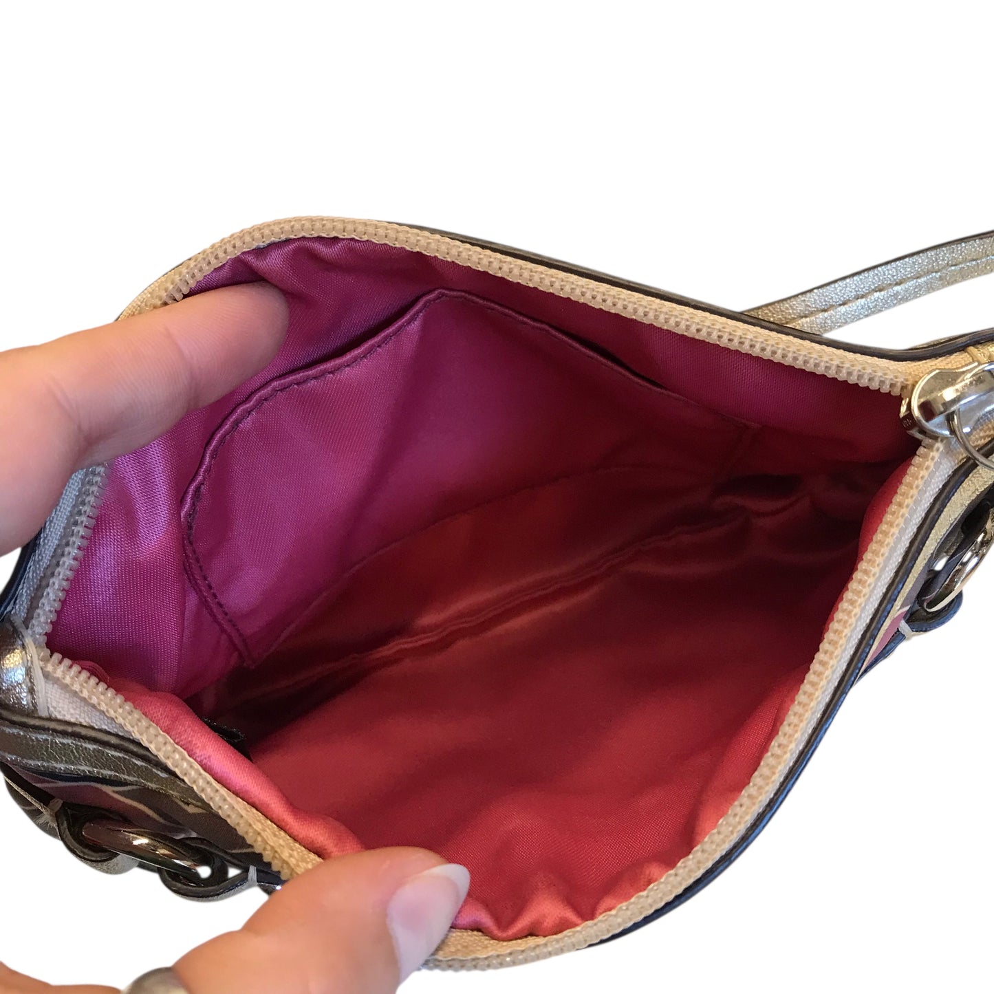Wristlet Designer By Coach In Multi, Size:Small