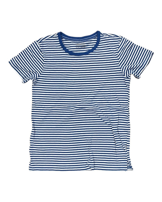 Top Ss By Eddie Bauer In Blue & White, Size:Xs